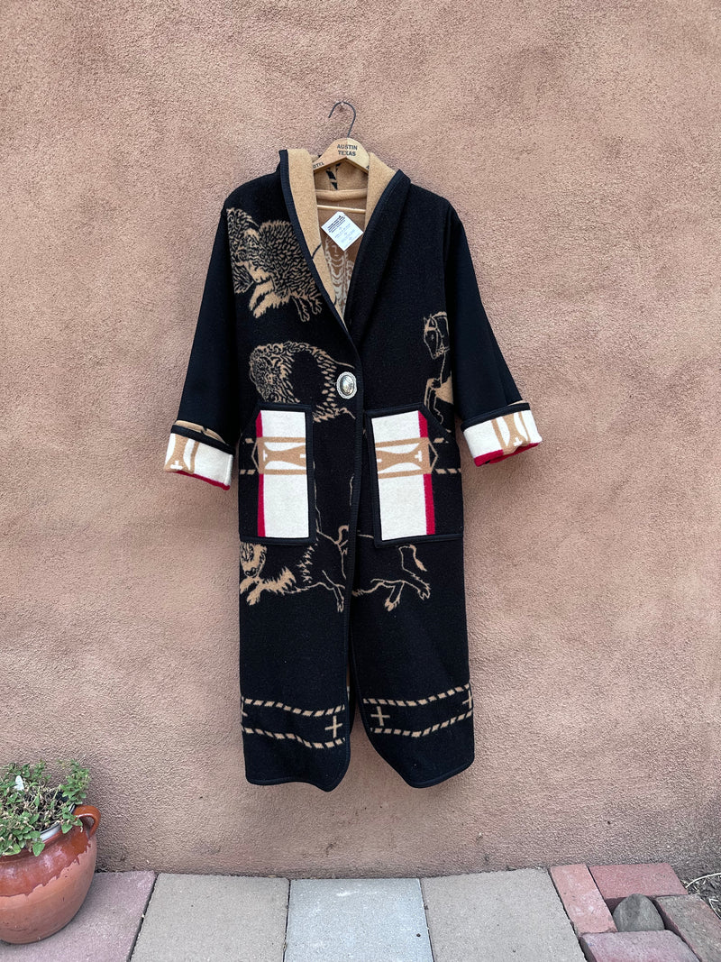Reversible Pendleton Full Length Maiden Coat