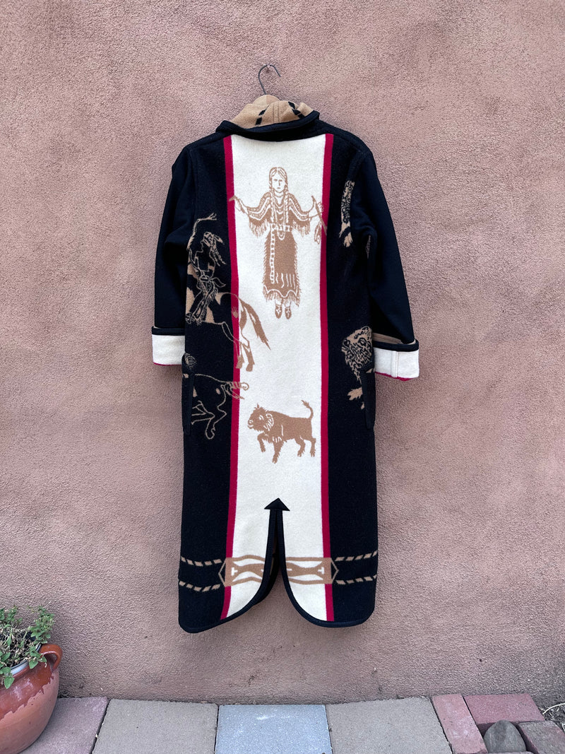 Reversible Pendleton Full Length Maiden Coat