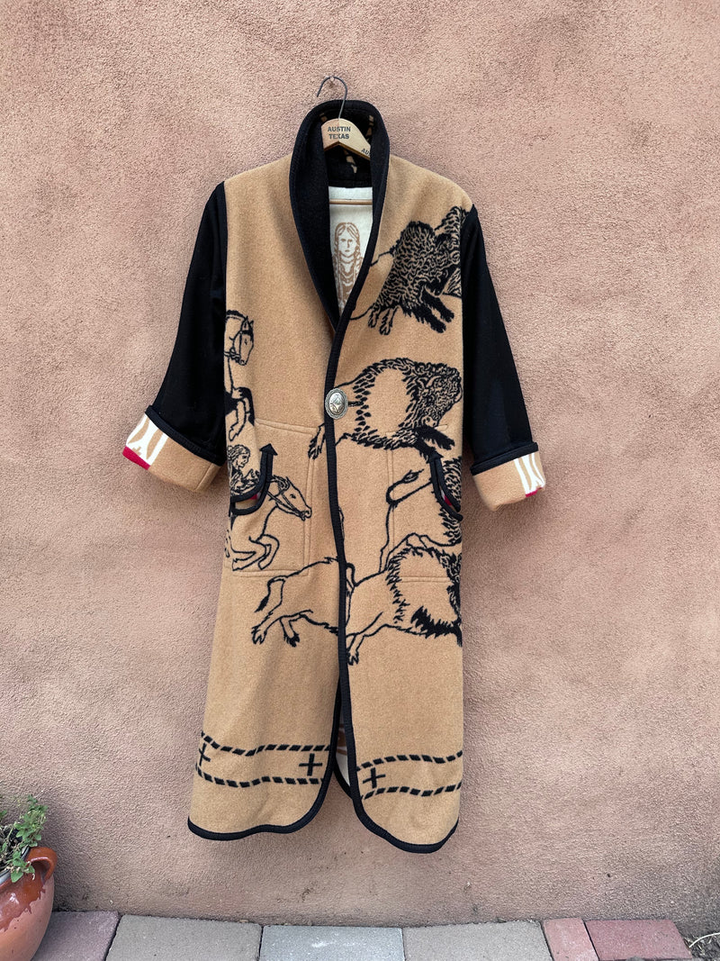 Reversible Pendleton Full Length Maiden Coat