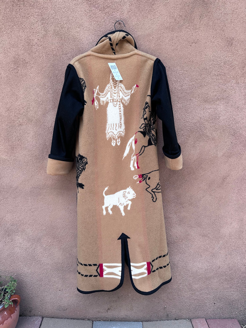 Reversible Pendleton Full Length Maiden Coat