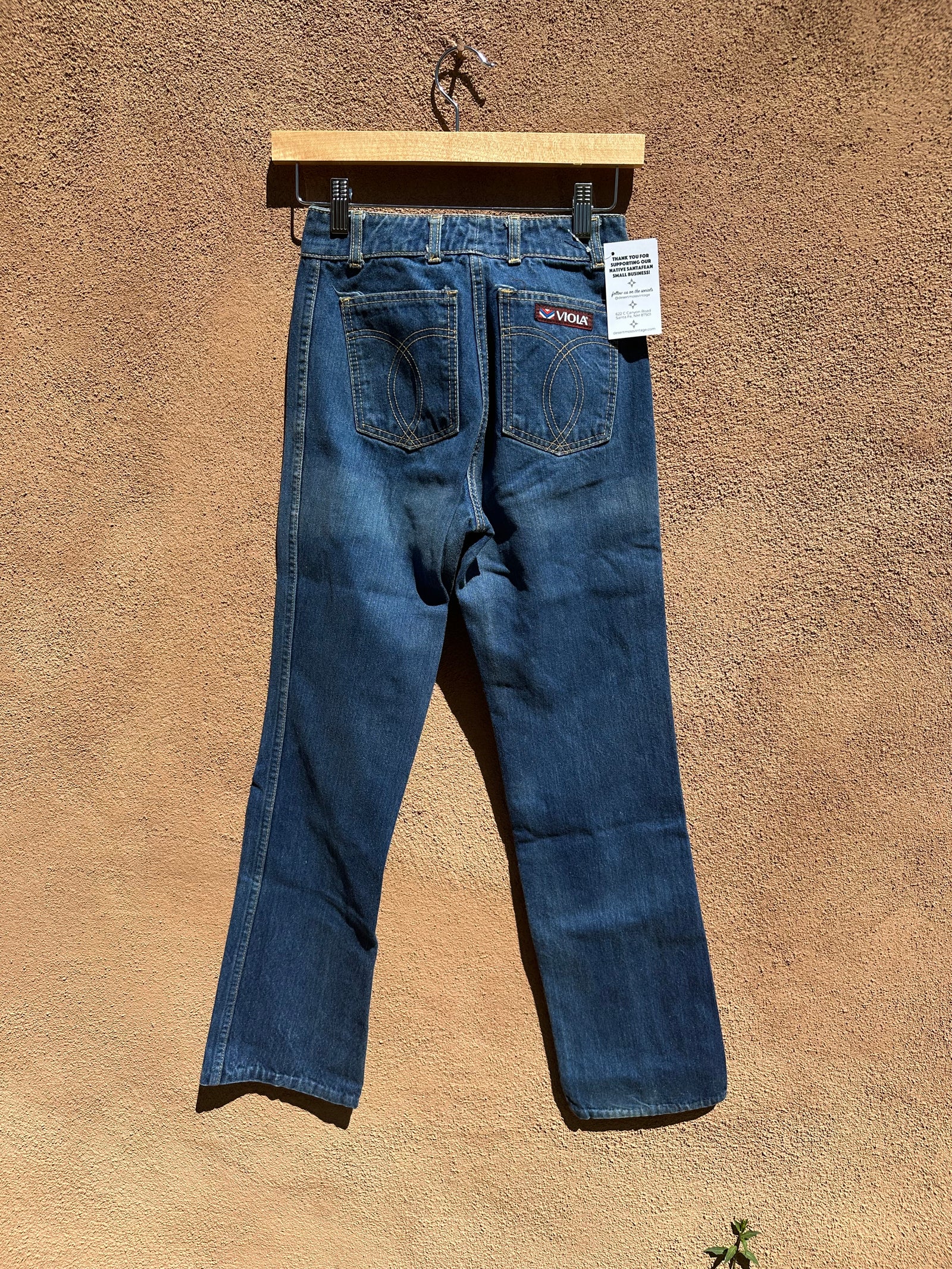 【EEUN】Viola retro denim Vintage 1970's Viola Jeans - 25 – DESERT MOSS VINTAGE