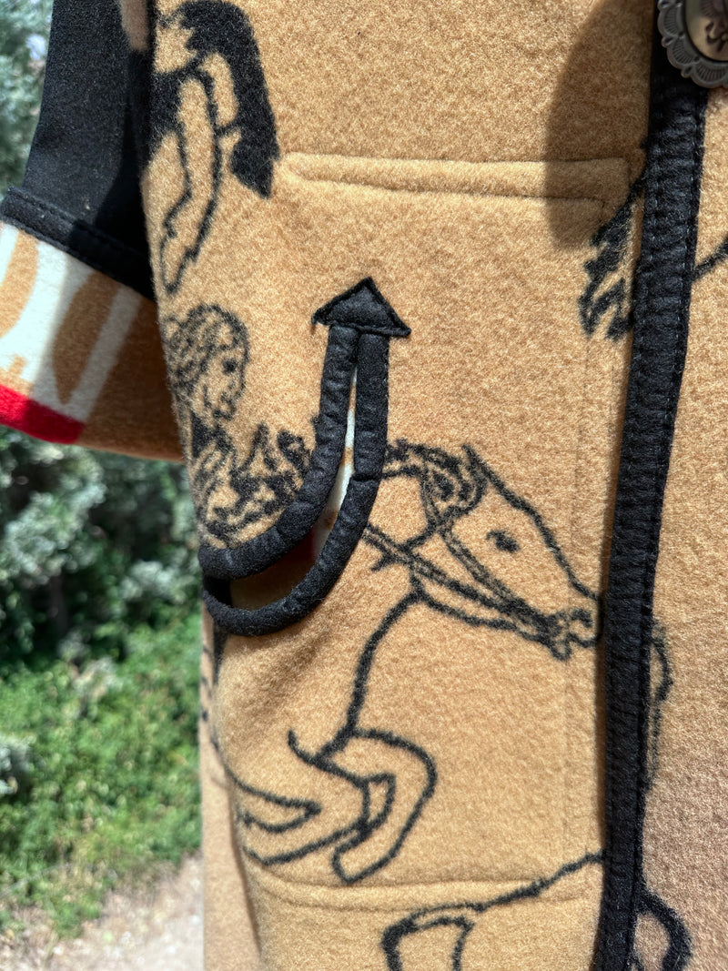 Reversible Pendleton Full Length Maiden Coat