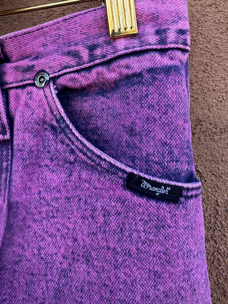 Acid Wash Pink Wrangler Jeans 11/12 x 36