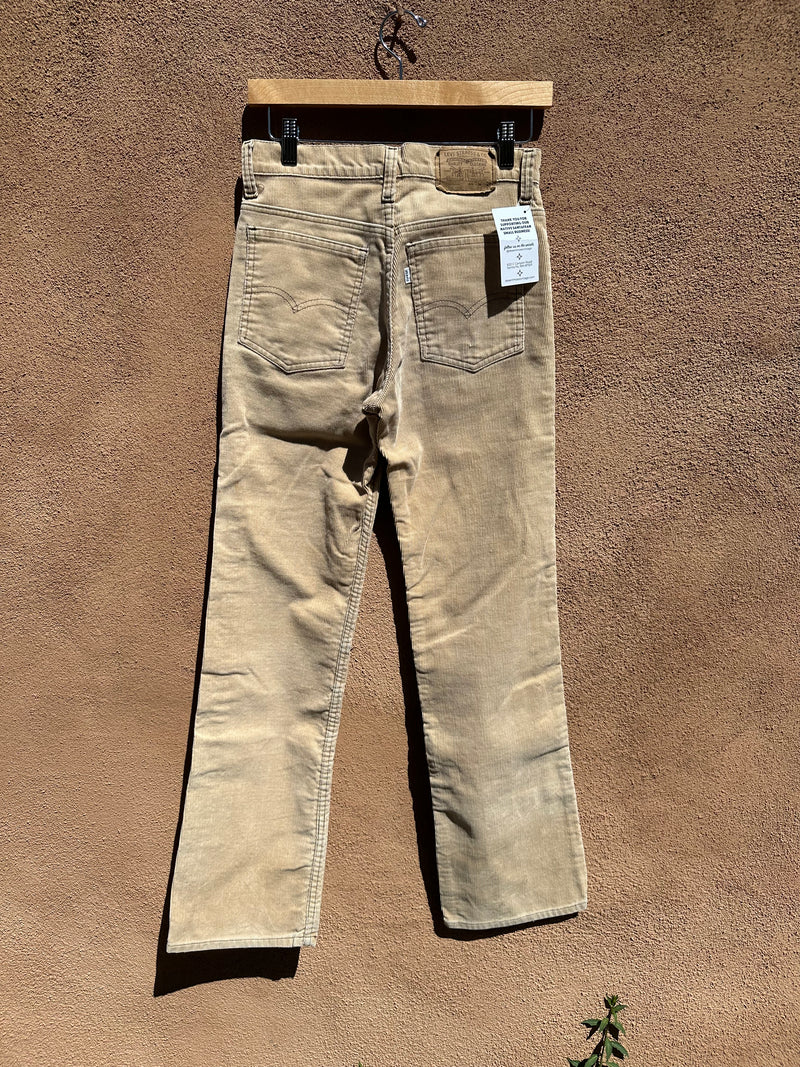 Tan 1970's Levi's Corduroy Slacks 29 x 31