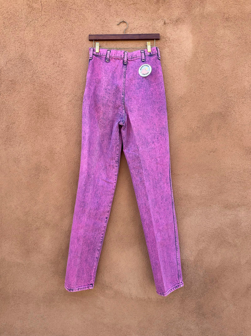 Acid Wash Pink Wrangler Jeans 11/12 x 36