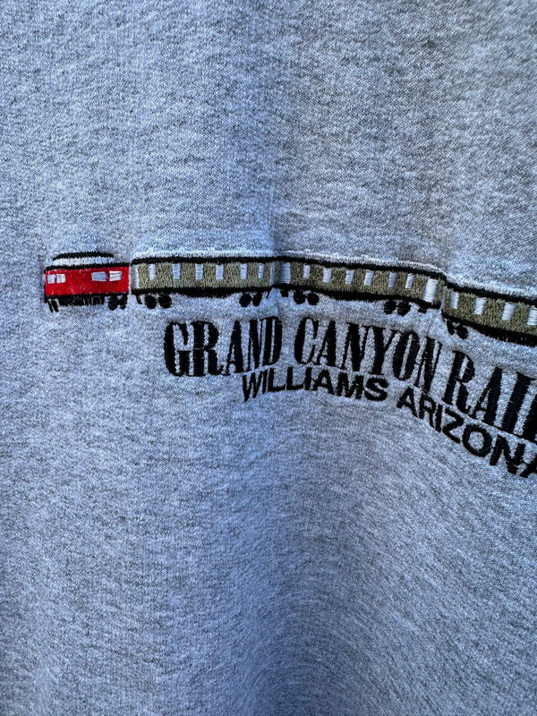 Grand Canyon Railway Gray Sweatshirt