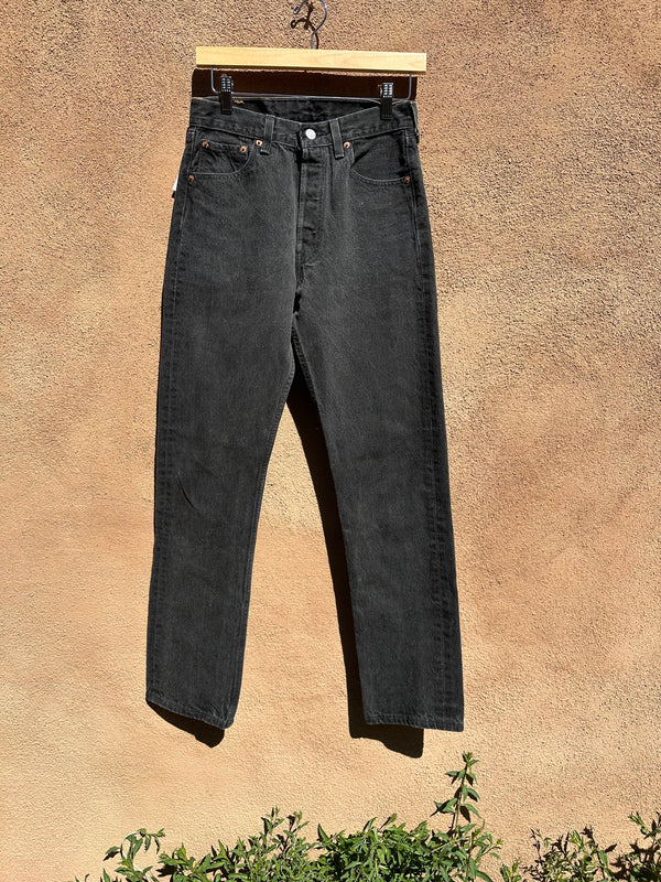 American Made Black Levi's 501's 29 x 32