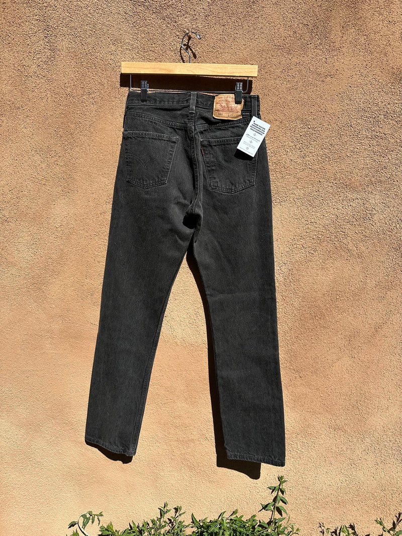 American Made Black Levi's 501's 29 x 32