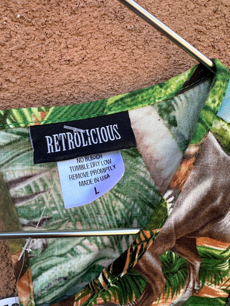 Retrolicious Dinosaur Dress, Made in USA