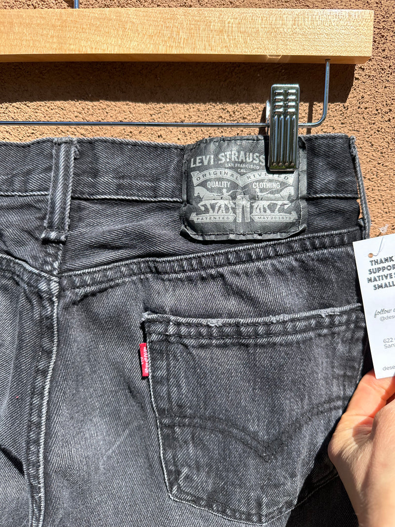 Levi's Black Silver Tab Jeans 29 x 30