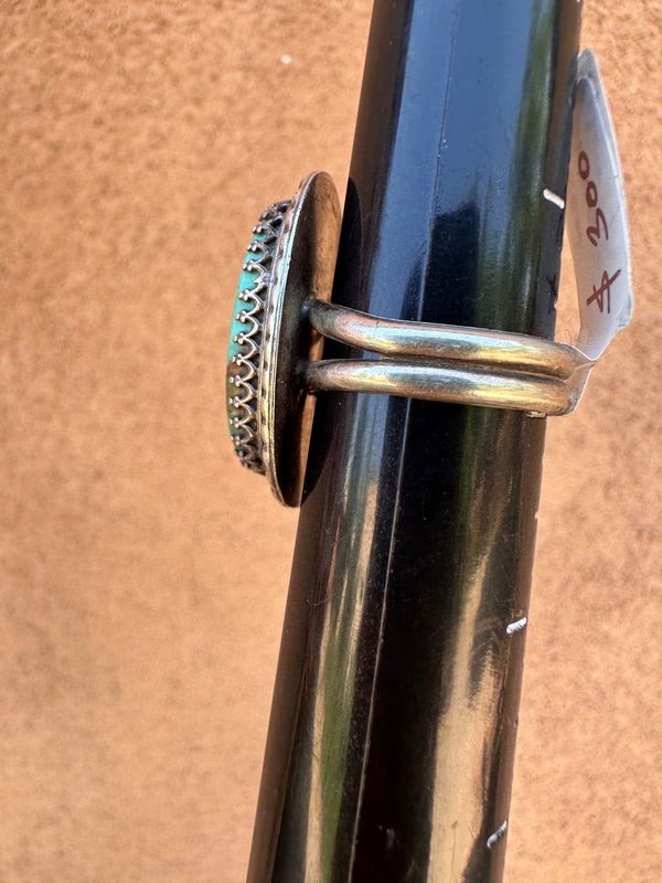 Andrew Johnson (Navajo) Turquoise and Silver Ring