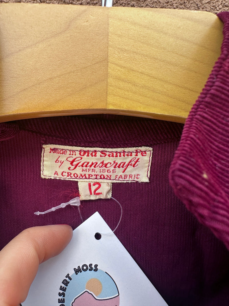 Ganscraft Maroon Fiesta Dress