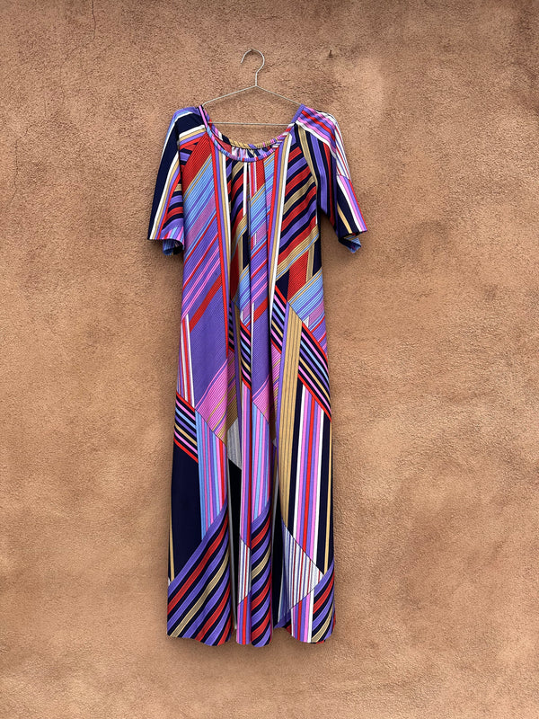 1970's Abstract Disco Muumuu