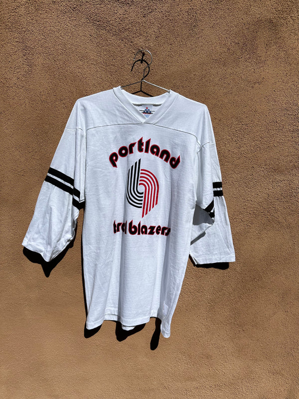 80's Portland Trail Blazers 3/4 Sleeve Tee