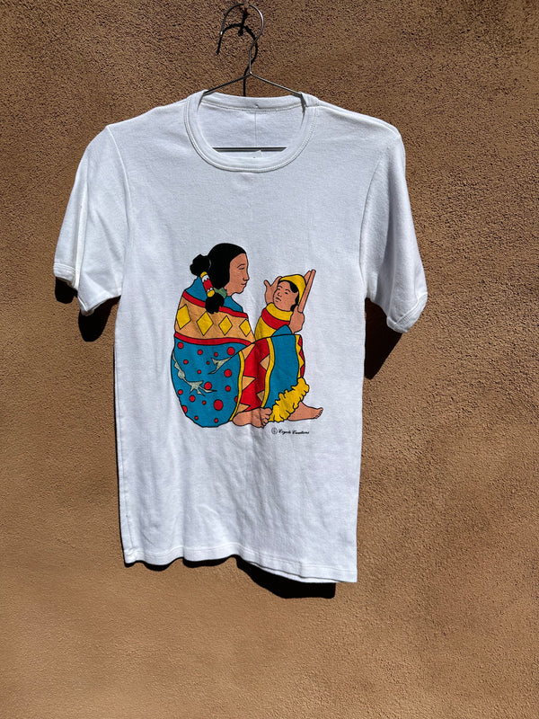 Indigenous Mother and Child by Coyote Creations Tee