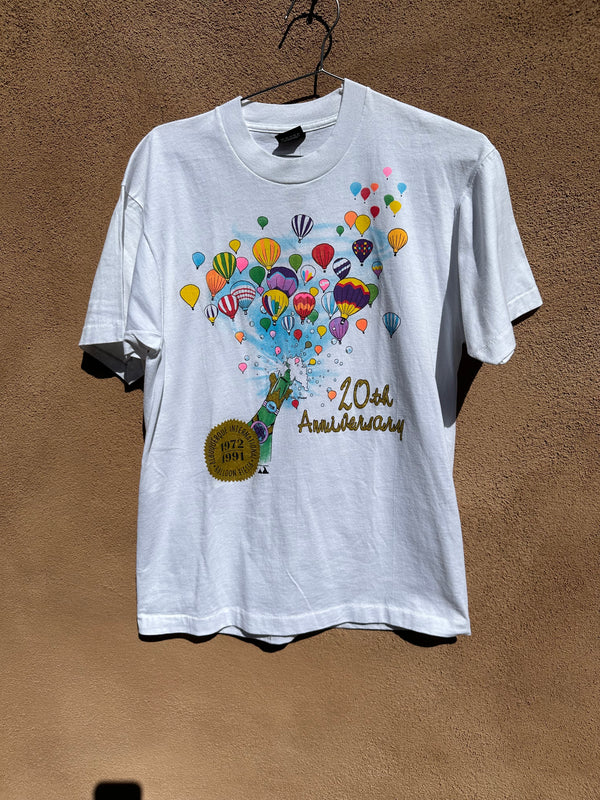 20th Anniversary 1987 ABQ Int'l Balloon Fiesta Tee