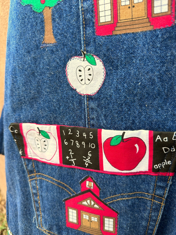 Denim Schoolhouse Jacket - Handmade with Vintage Levi's Jeans