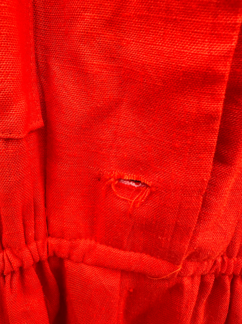 Orange Michelle Stuart Linen Dress