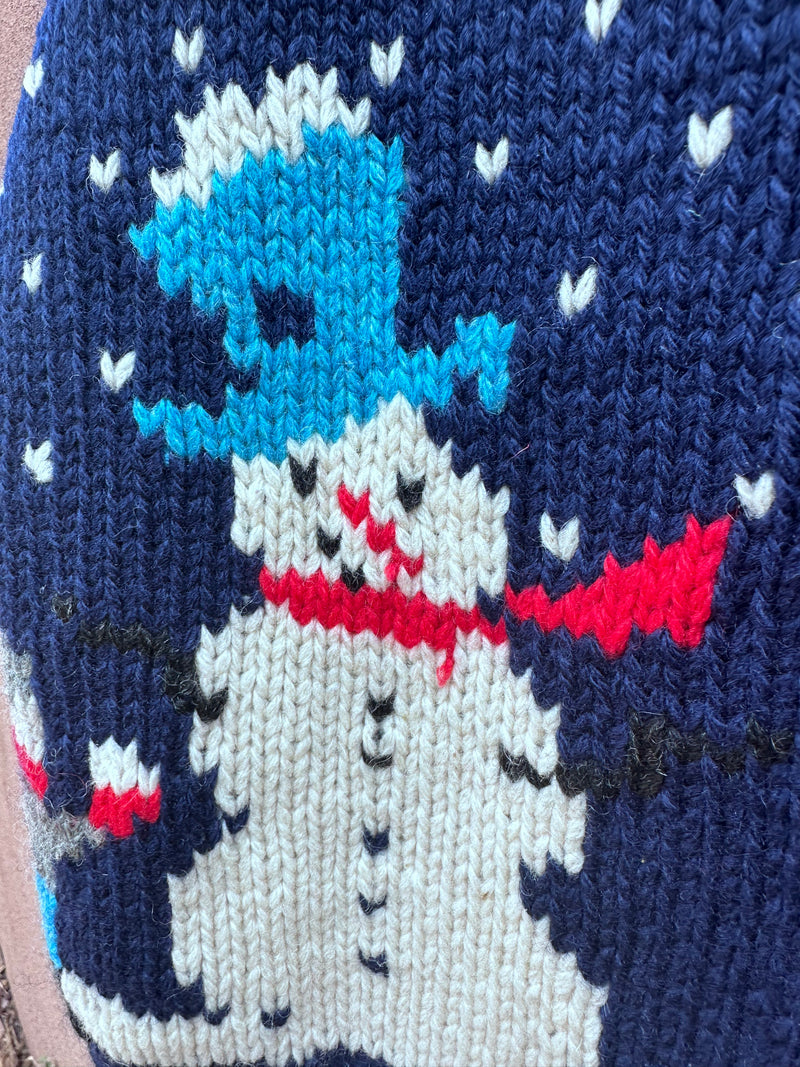 Woolrich Winter Theme Cardigan 100% Wool