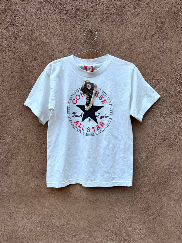 Deadstock 1990's Converse T-shirt with Sticker - as is