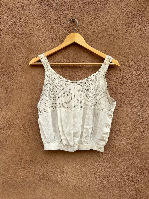 Antique Doily Crochet Top - Handmade
