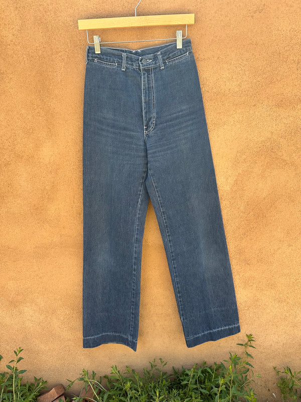 70's Pentimento Wide Leg Bell Bottom Jeans, 9 26-27