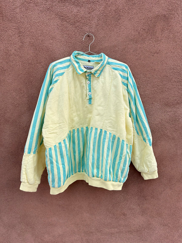 Konstantin Puffy Yellow & Blue Rugby/Polo Sweatshirt