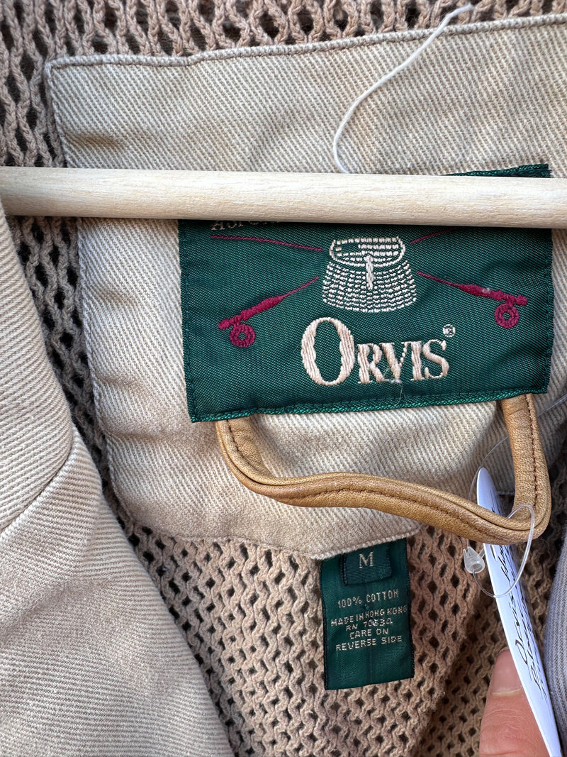 Orvis Hunting Blazer with Leather Trim/Elbow Patches