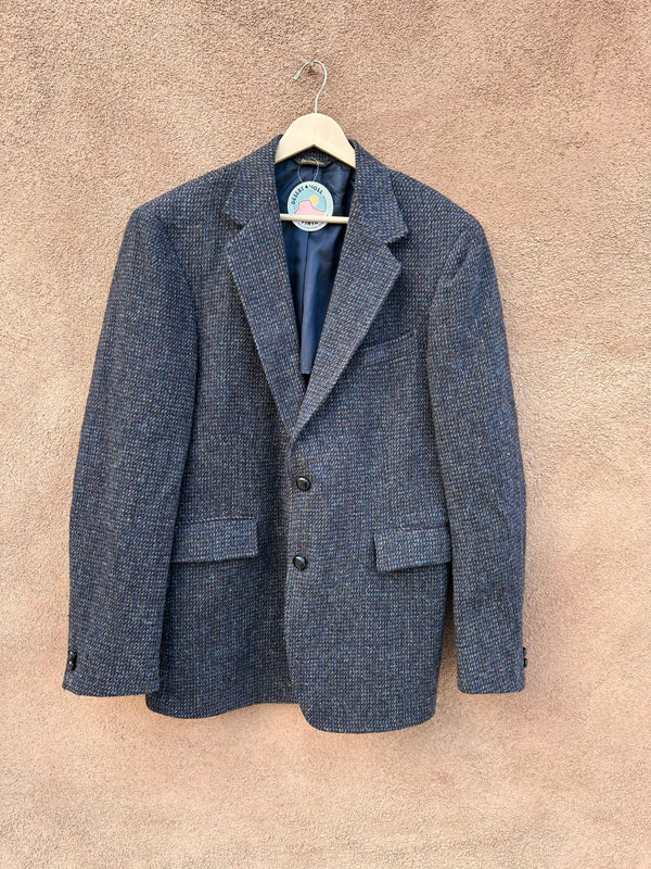 Harris Wool Blue Tweed Blazer - 40L