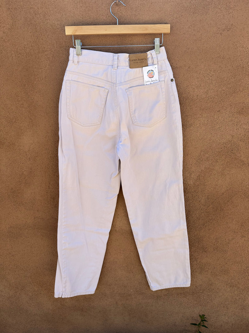 Lauren Jeans Co. Beige RL Jeans Size 4