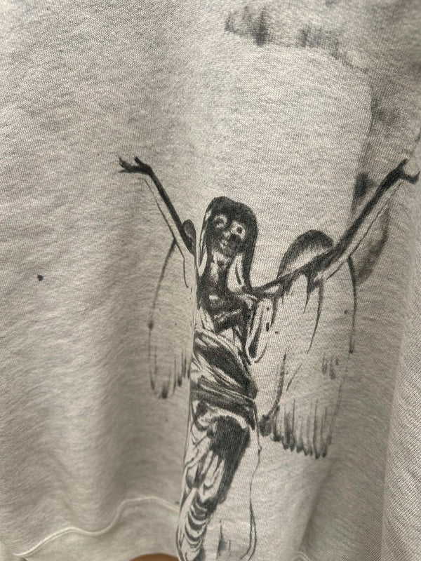 Merredith McDowell Hand Drawn Angel Sweatshirt