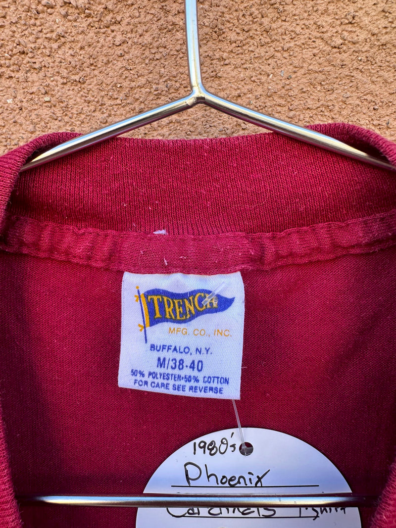 1980's Phoenix Cardinals T-shirt by Trench