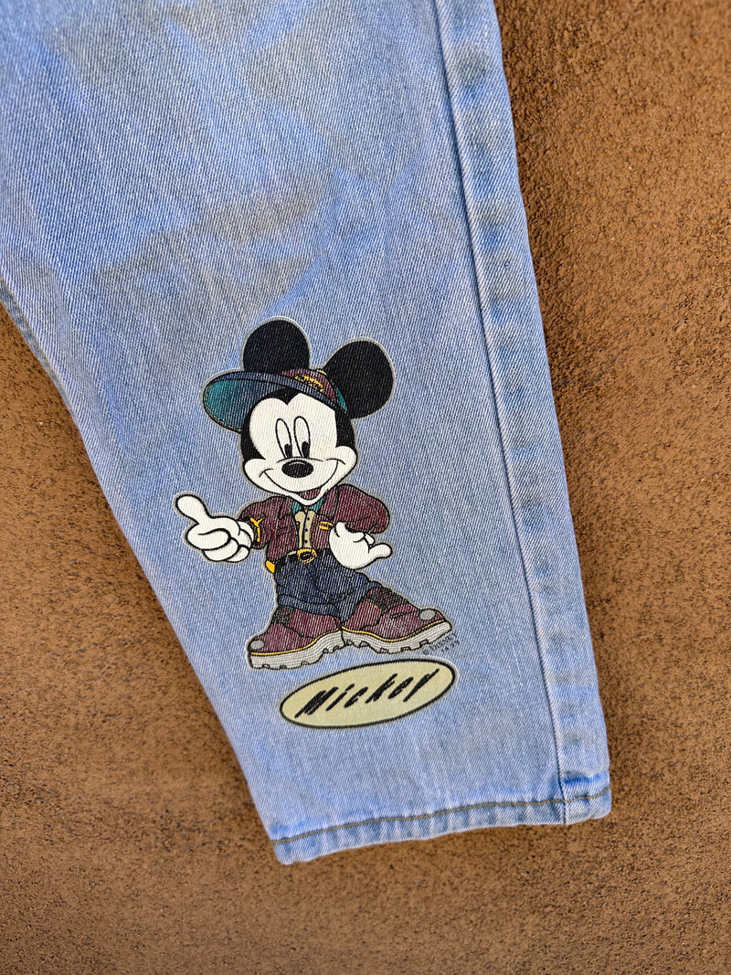 Mickey Mouse Jeans, Size: 11, Waist: 29