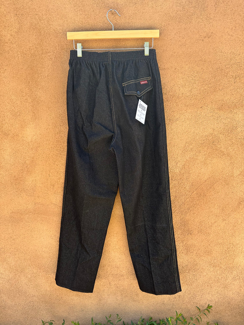 80's Sasson Black Loose Fit Denim Jeans Size: 16, Waist 30"