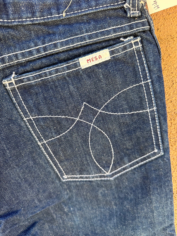 1970's Mesa Jeans with Contrast Stitch 31x26