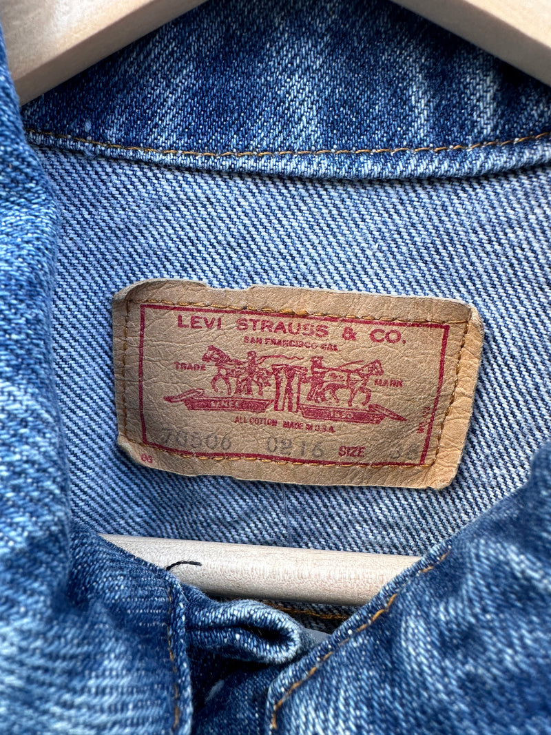 80's Levi's Type III Denim Trucker Jacket - Made in USA