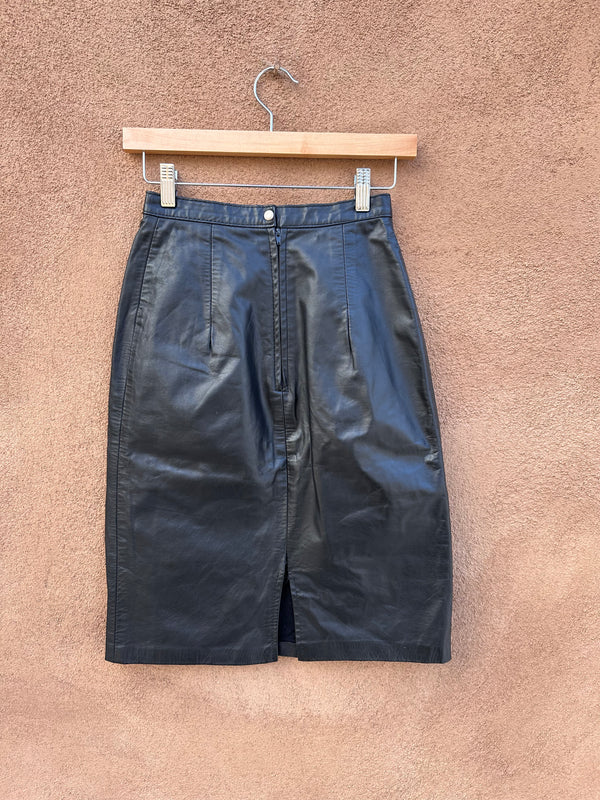 Black Leather Skirt by Phoenix