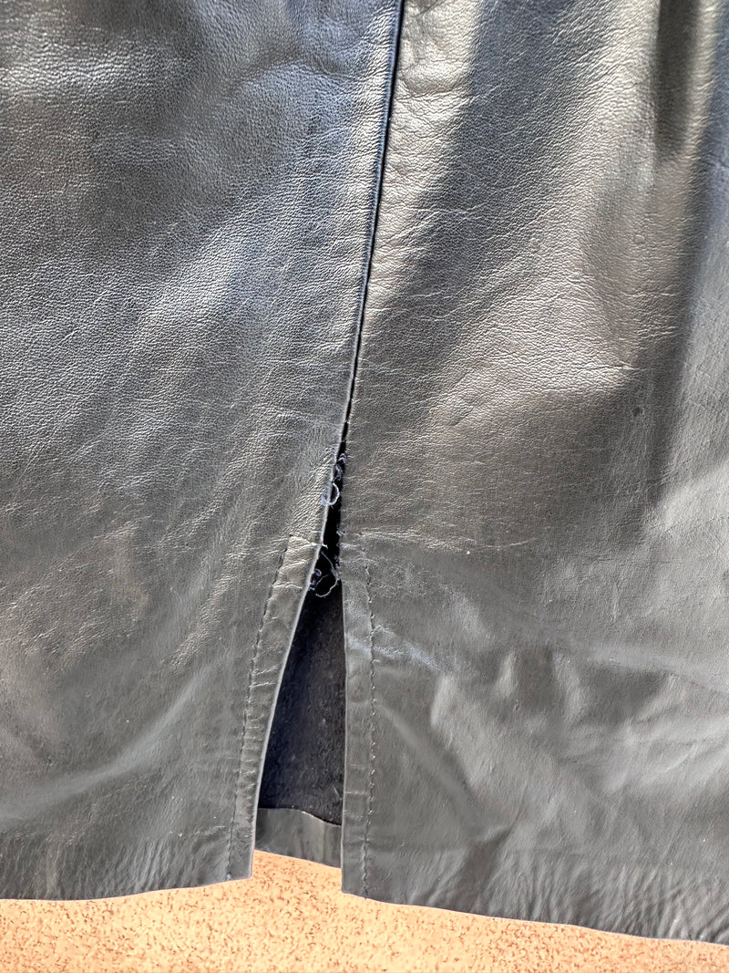 Black Leather Skirt by Phoenix