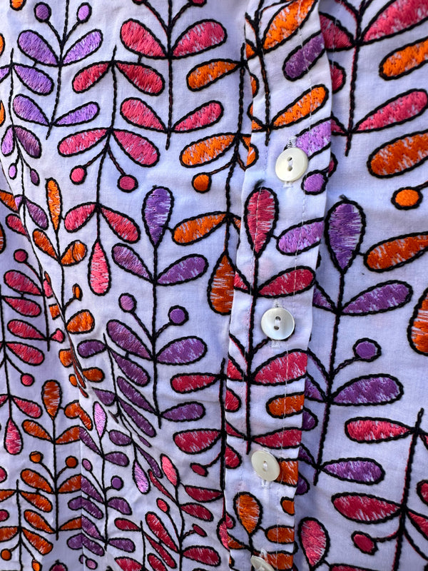 Jill McGowan Embroidered Blouse
