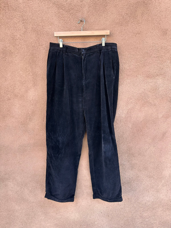 Black Corduroy Claiborne Slacks - 36