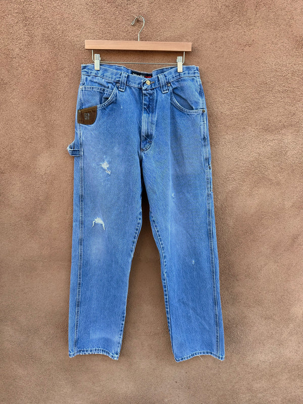 Wrangler Riggs Jeans with Amazing Wear 35 x 34