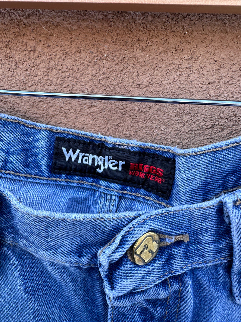 Wrangler Riggs Jeans with Amazing Wear 35 x 34