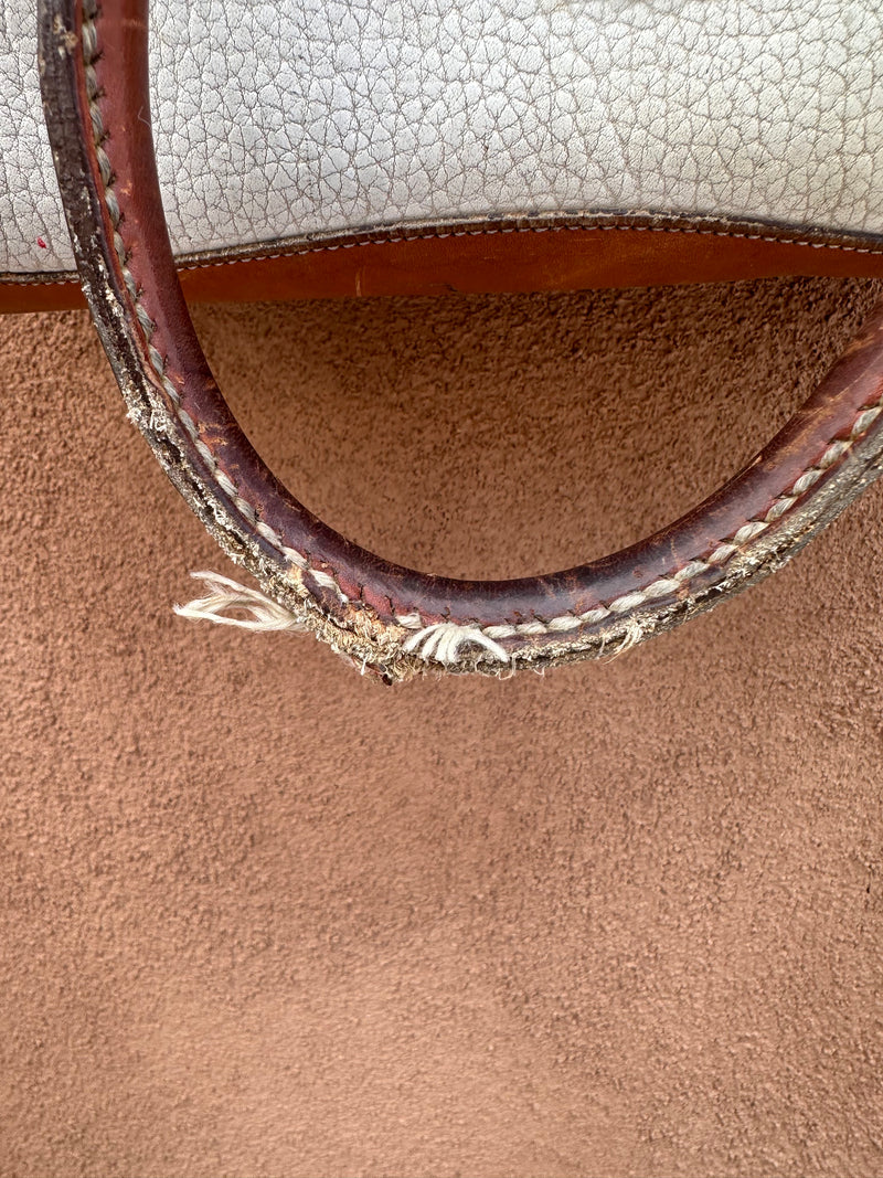 Pebble Grain Dooney & Bourke Leather Handbag - as is