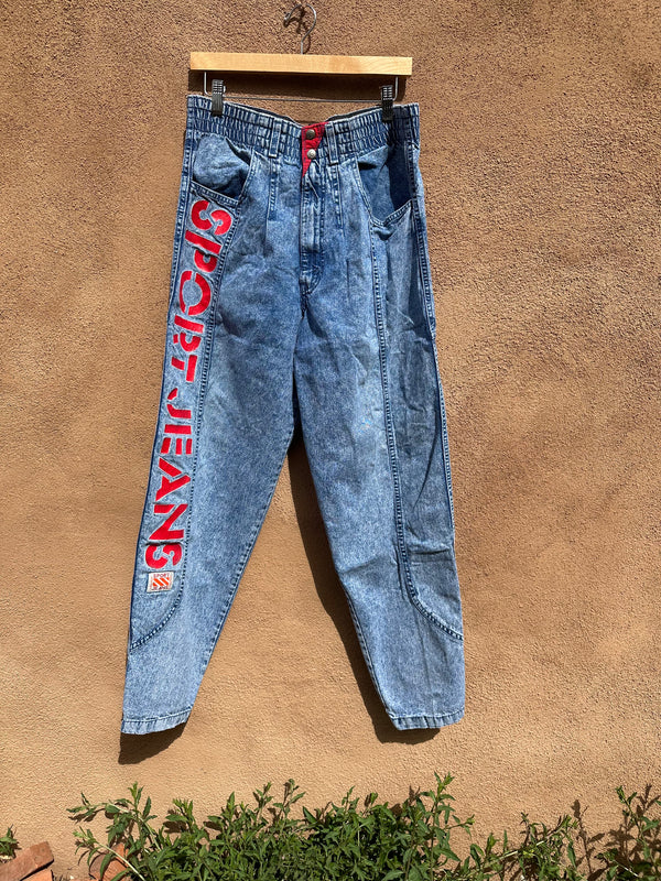 Rare! 1980's Levi's Baggy Stonewash "Sport Jeans"