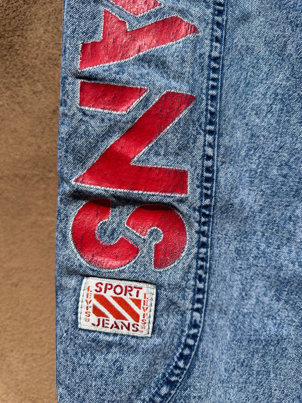 Rare! 1980's Levi's Baggy Stonewash "Sport Jeans"