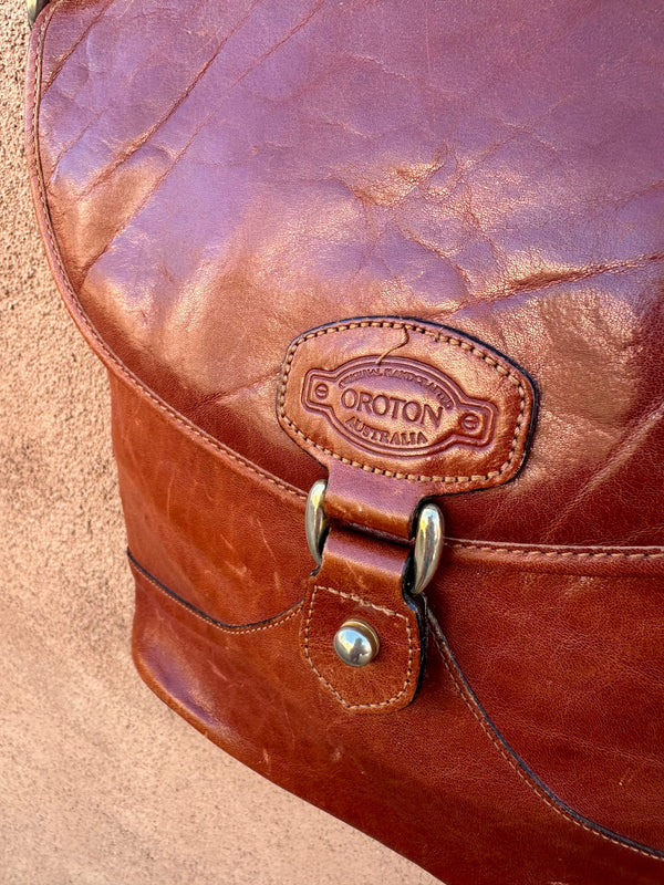 1990's Oroton Australia Crossbody Bag - Leather