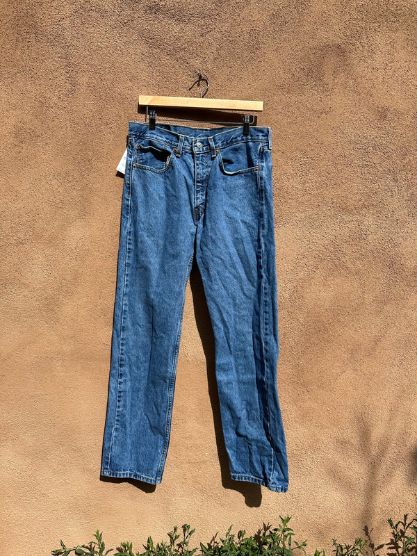 Levi's 505 Mid Wash Jeans 34 x 32