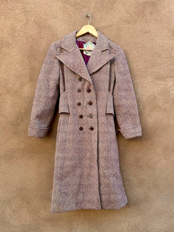 1960's Era Wool Rovercoat Style by Arthur Jay - as is