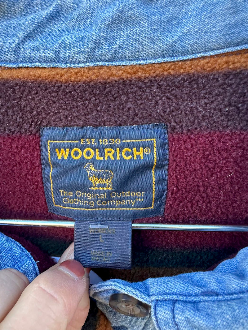 Women's Fleece Lined Woolrich Denim Shirt