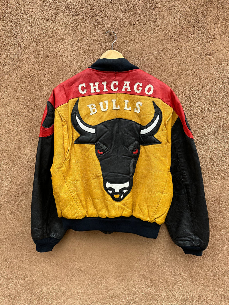 1991 Michael Hoban Chicago Bulls Leather Jacket